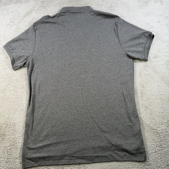 Polo Ralph Lauren Shirt Mens Large Grey Interlock Custom Fit Pony Cotton NEW - Picture 7 of 8